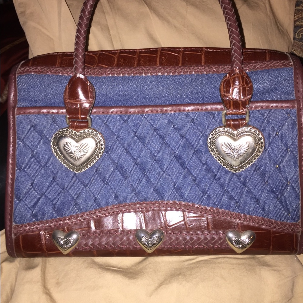 Denim handbag great condition